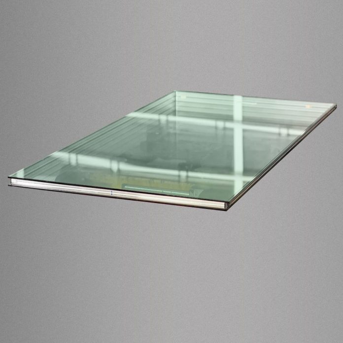 Insulated double pane glass